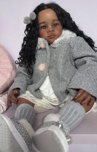 Bambola reborn meili afro - 🌸bambola,