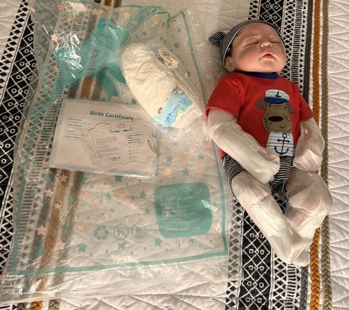 Bambola npk reborn baby boy - bambola,